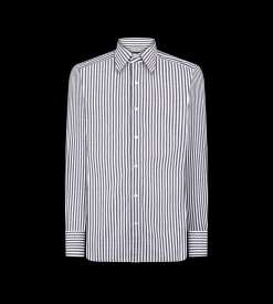 LADDER STRIPE SLIM FIT SHIRT