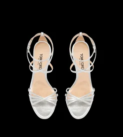 LAMINATED PRINTED LIZARD IDA SANDAL