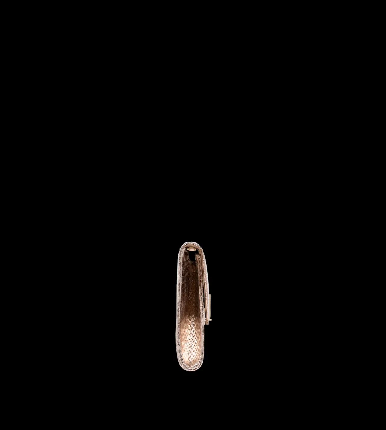 LAMINATED STAMPED PYTHON NOBILE CLUTCH