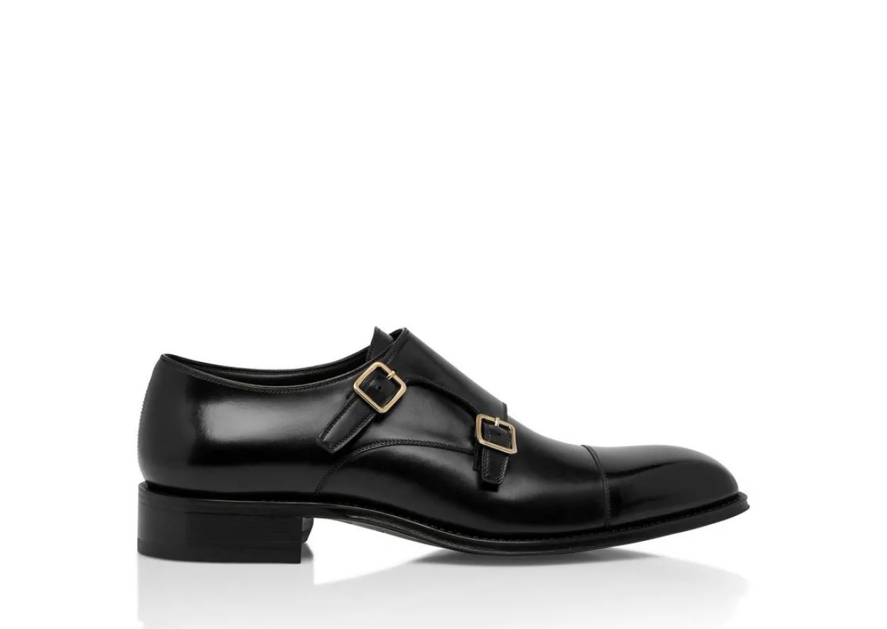 LEATHER CLAYDON MONK STRAP