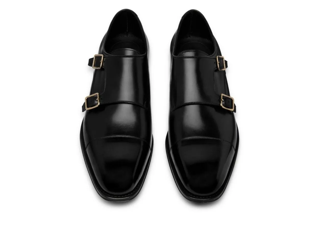 LEATHER CLAYDON MONK STRAP