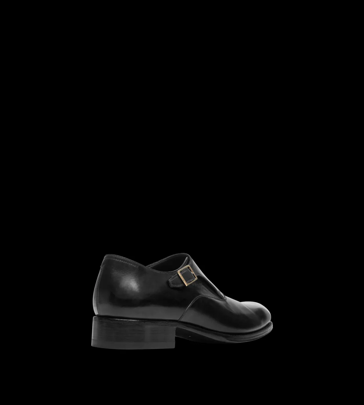 LEATHER EDGAR SINGLE MONK STRAP