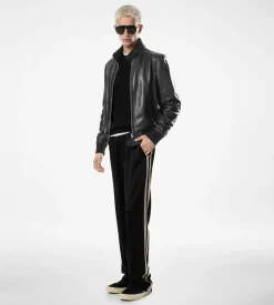 LEATHER HARRINGTON
