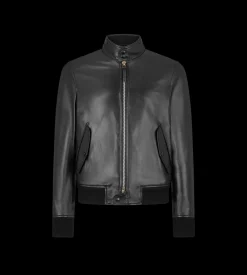 LEATHER HARRINGTON