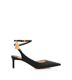 LEATHER PADLOCK SLINGBACK