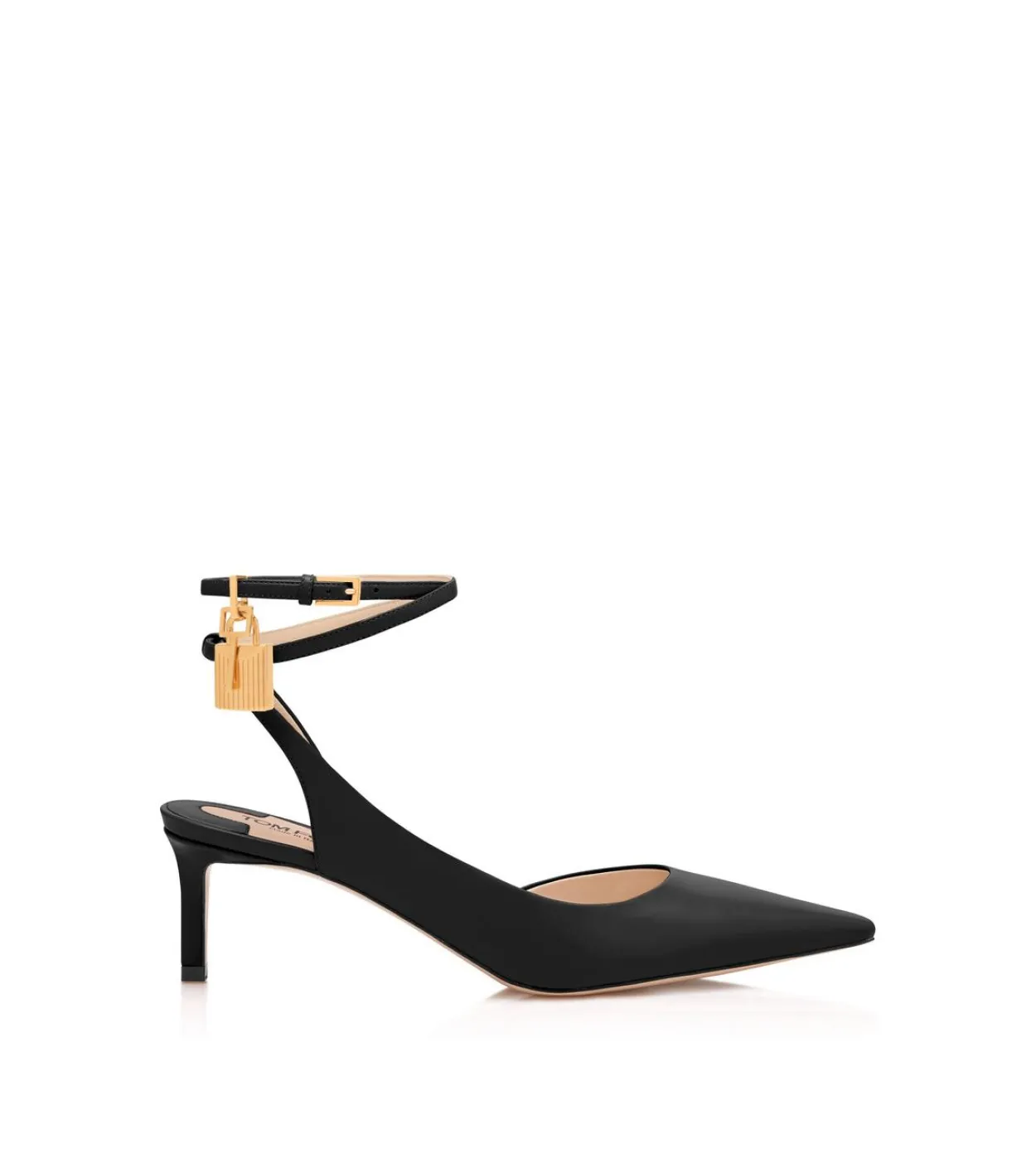 LEATHER PADLOCK SLINGBACK
