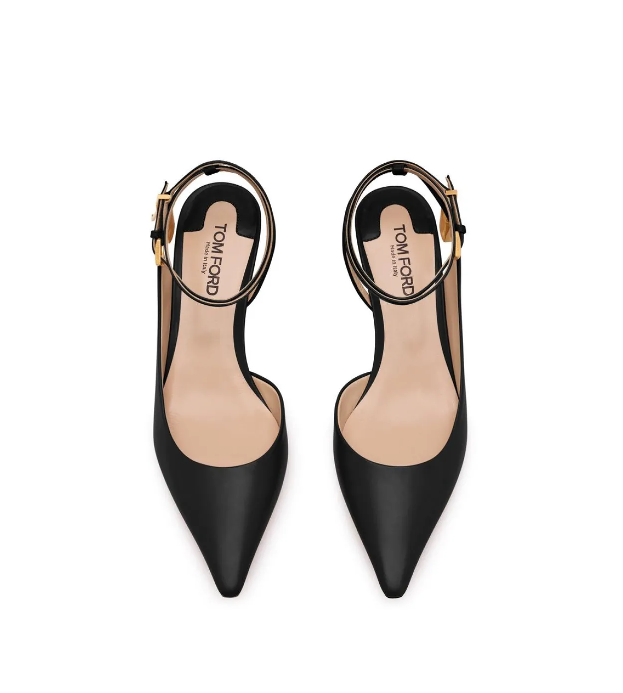 LEATHER PADLOCK SLINGBACK