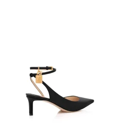 LEATHER PADLOCK SLINGBACK