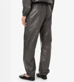 LIGHT NAPPA LEATHER JOGGERS
