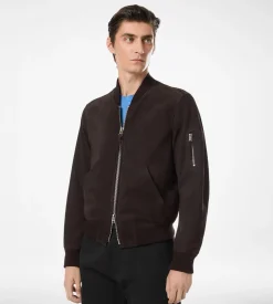 LIGHT SUEDE BOMBER