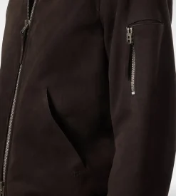 LIGHT SUEDE BOMBER