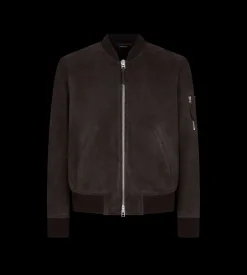 LIGHT SUEDE BOMBER