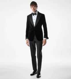 LIGHT VELVET SHELTON COCKTAIL JACKET