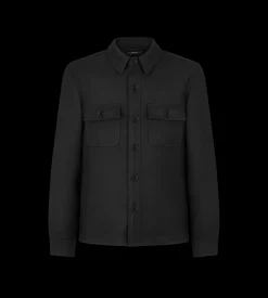 LIGHT WOOL CHEST POCKET OUTERSHIRT
