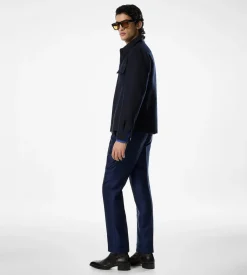 LIGHT WOOL CHEST POCKET OUTERSHIRT