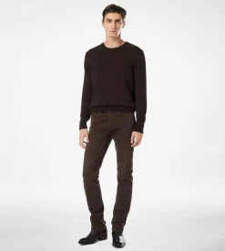 LIGHTWEIGHT COTTON BLEND CREW NECK