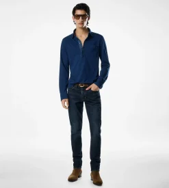 LONG SLEEVE COTTON POLO