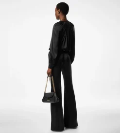 LONG SLEEVE GATHERED JUMPSUIT