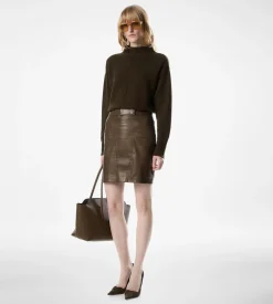 LONG SLEEVE MOCK NECK KNIT