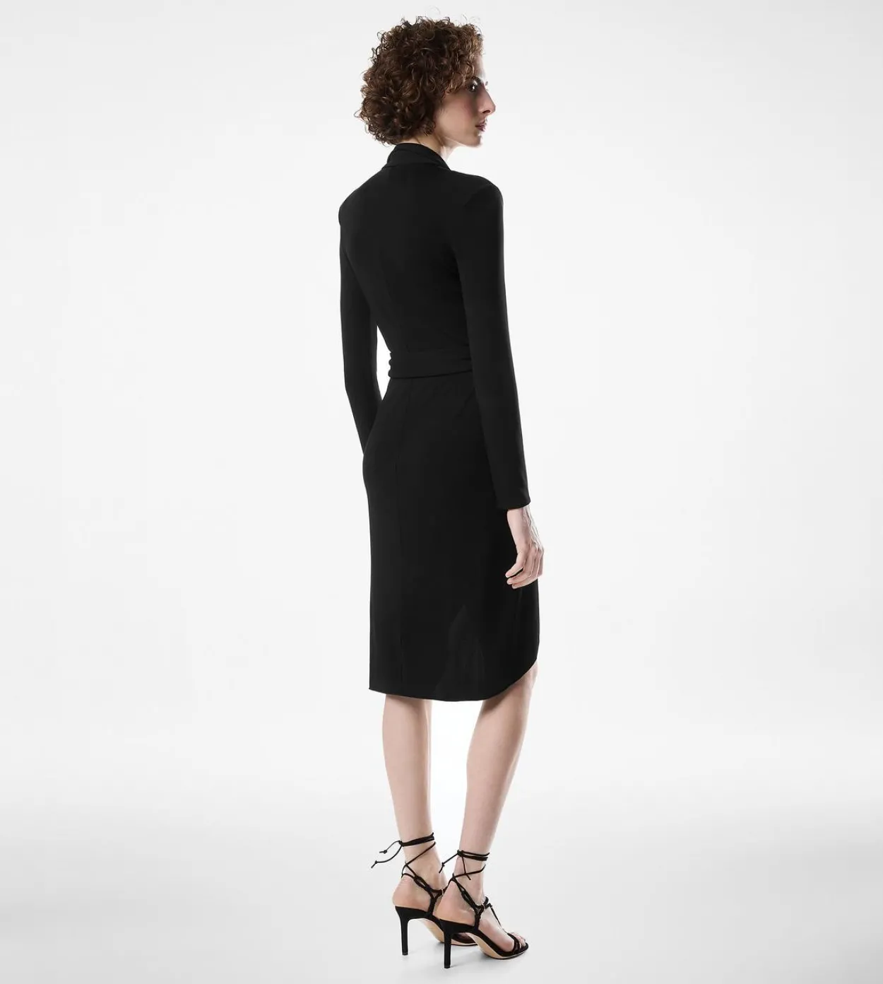 LONG SLEEVE WRAP DRESS