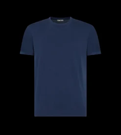 LYOCELL COTTON CREW NECK T-SHIRT