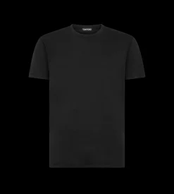 LYOCELL COTTON CREW NECK T-SHIRT