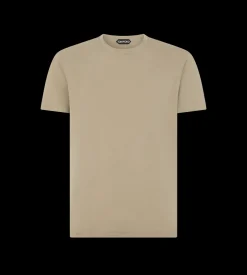 LYOCELL COTTON CREW NECK T-SHIRT