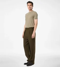 LYOCELL COTTON CREW NECK T-SHIRT