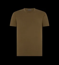 LYOCELL COTTON CREW NECK T-SHIRT