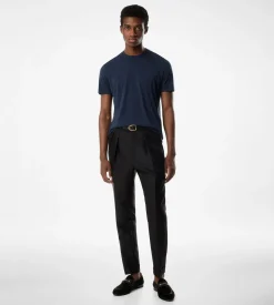 LYOCELL COTTON CREW T-SHIRT