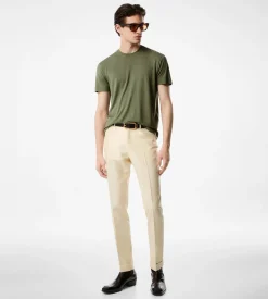 LYOCELL COTTON CREW T-SHIRT