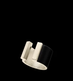 MATTE LACQUERED BRASS FERA OPEN RING