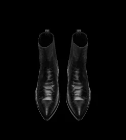 MATTE PRINTED PYTHON CHELSEA BOOT