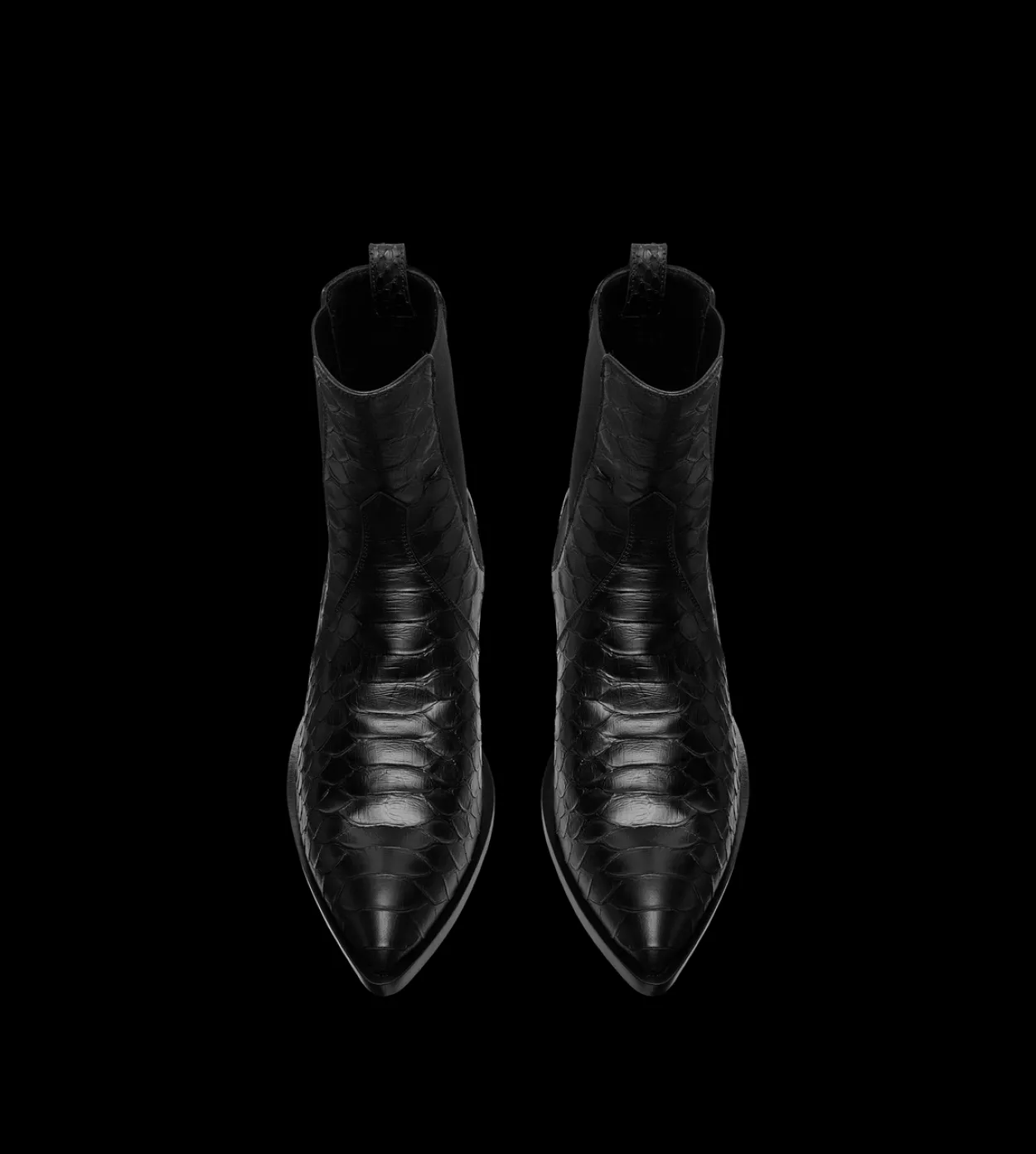 MATTE PRINTED PYTHON CHELSEA BOOT