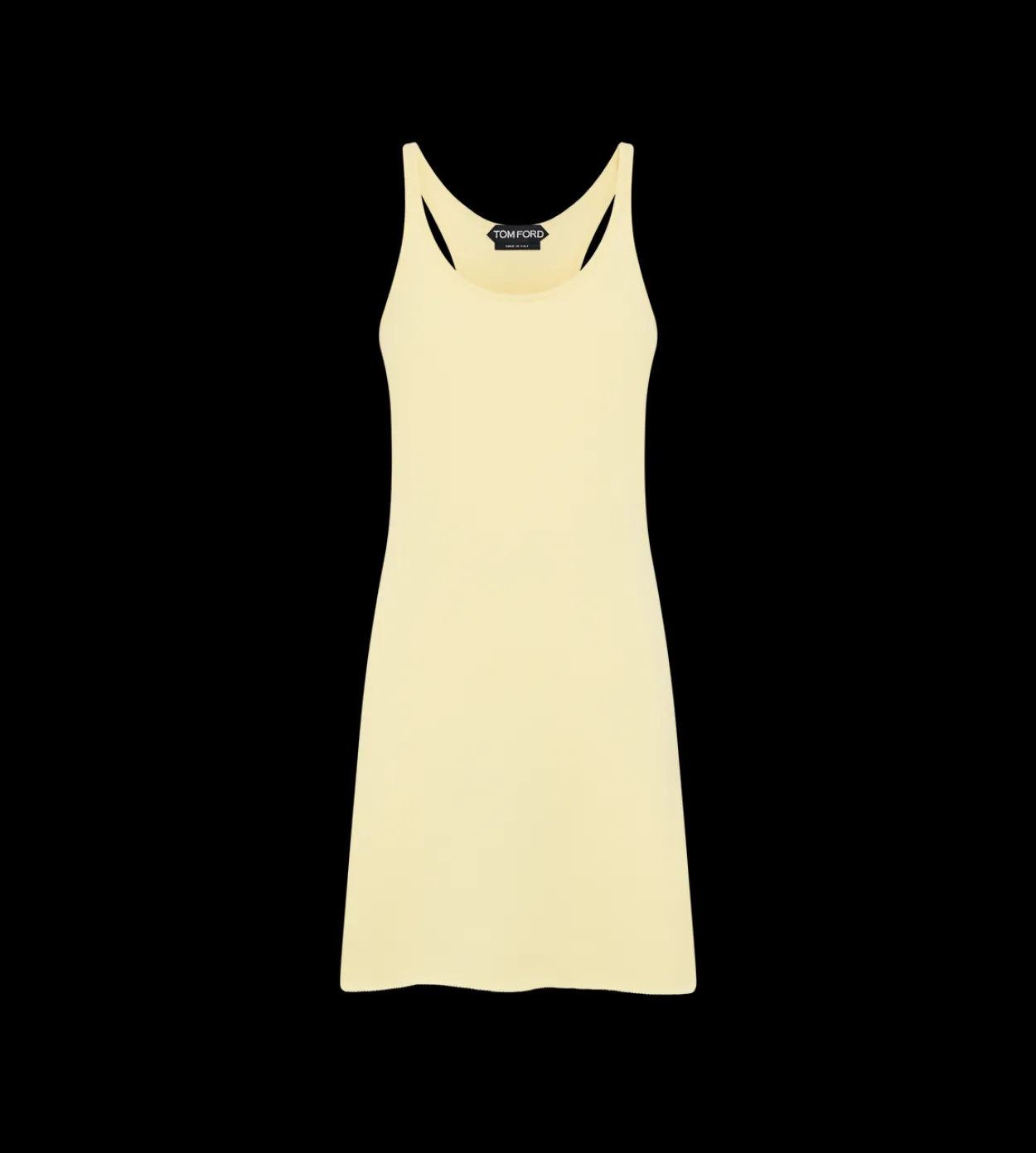 MERINO PIQUE SLEEVELESS SHORT TANK DRESS