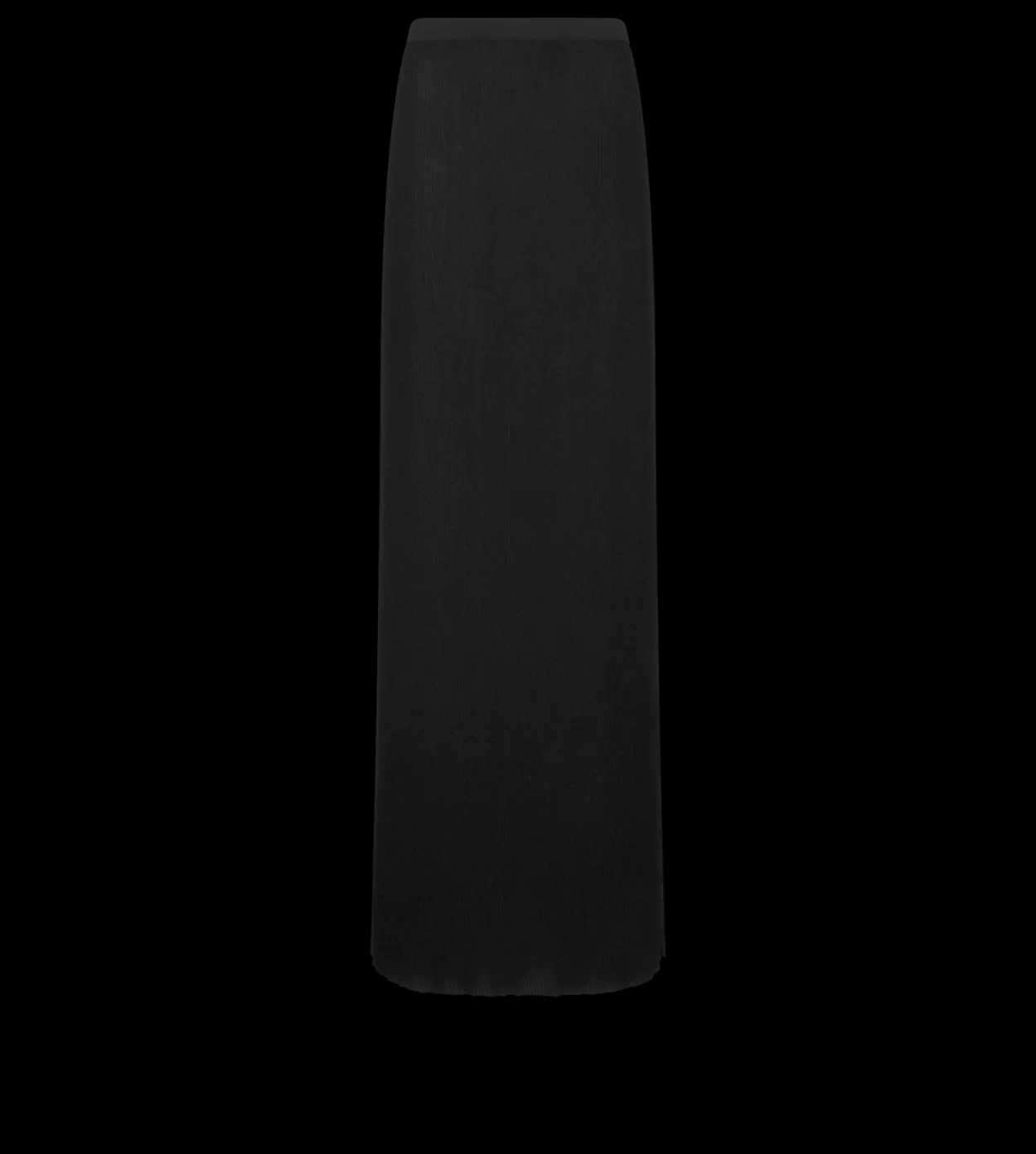 MICRO SEQUINS EMBELLISHED RIB LONG SKIRT
