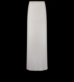 MICRO SEQUINS EMBELLISHED RIB LONG SKIRT