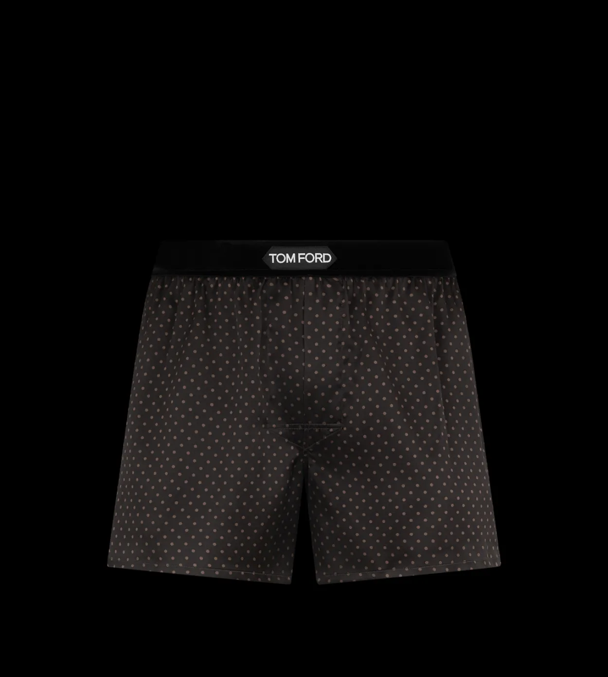 MICRODOT PRINT SILK BOXERS
