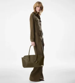 NATURAL GRAIN LEATHER ALEXANDER LARGE SHOULDER BAG