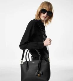 NATURAL GRAIN LEATHER ALEXANDER MEDIUM TOP HANDLE