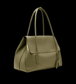 NATURAL LEATHER ECLIPSE LARGE SHOULDER BAG