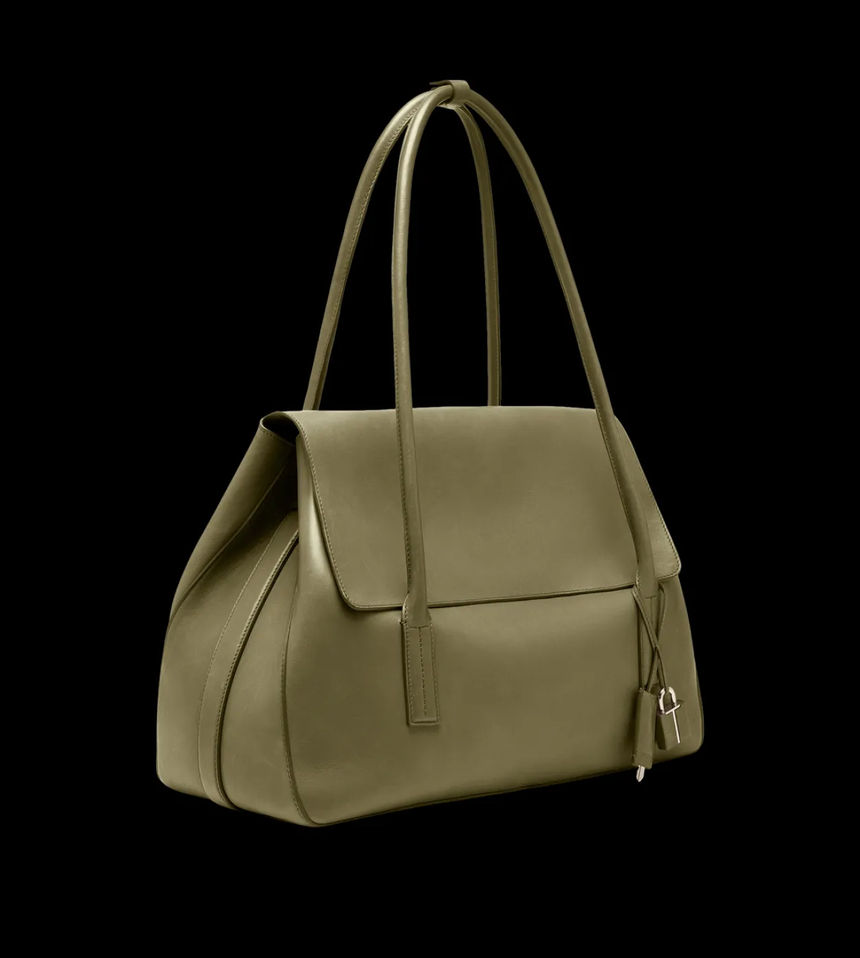 NATURAL LEATHER ECLIPSE LARGE SHOULDER BAG