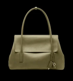 NATURAL LEATHER ECLIPSE LARGE SHOULDER BAG