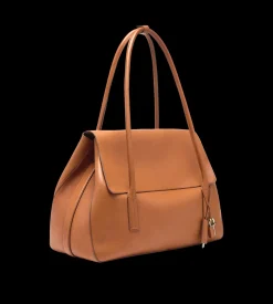 NATURAL LEATHER ECLIPSE LARGE SHOULDER BAG