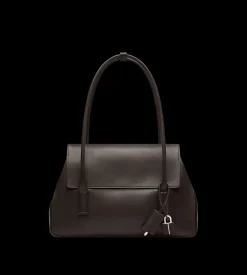 NATURAL LEATHER ECLIPSE MEDIUM SHOULDER BAG