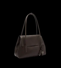 NATURAL LEATHER ECLIPSE MEDIUM SHOULDER BAG