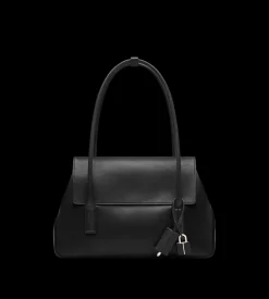 NATURAL LEATHER ECLIPSE MEDIUM SHOULDER BAG