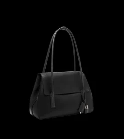 NATURAL LEATHER ECLIPSE MEDIUM SHOULDER BAG
