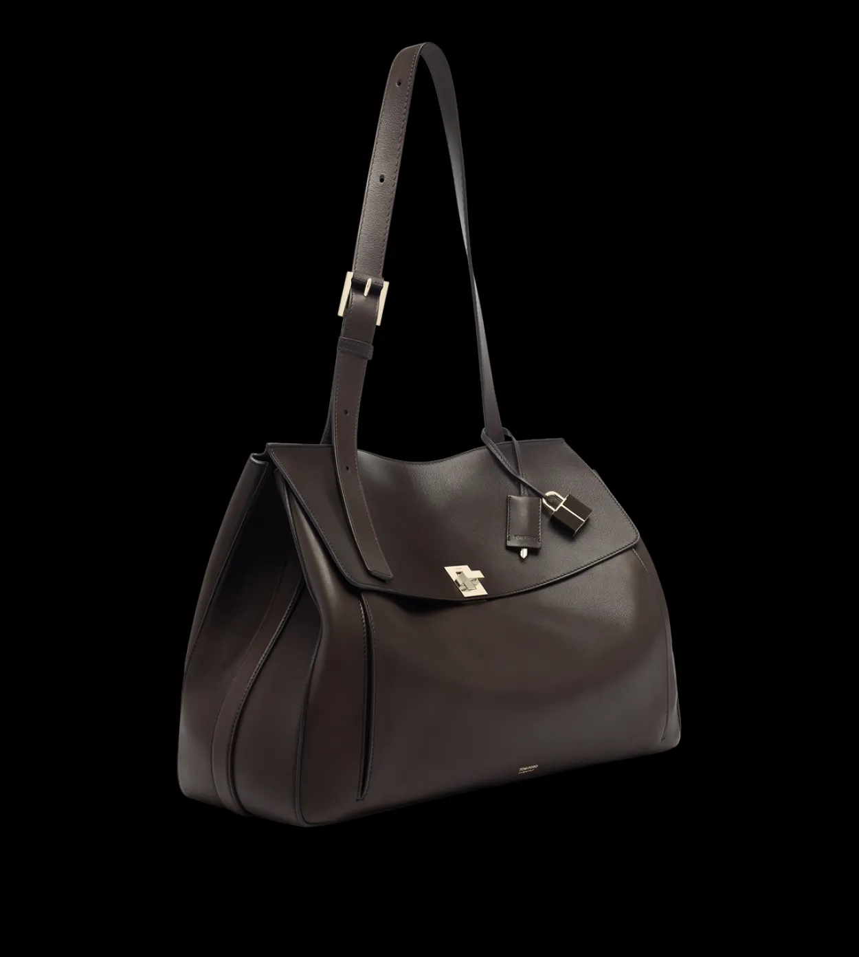 NATURAL LEATHER LARGE BESACE