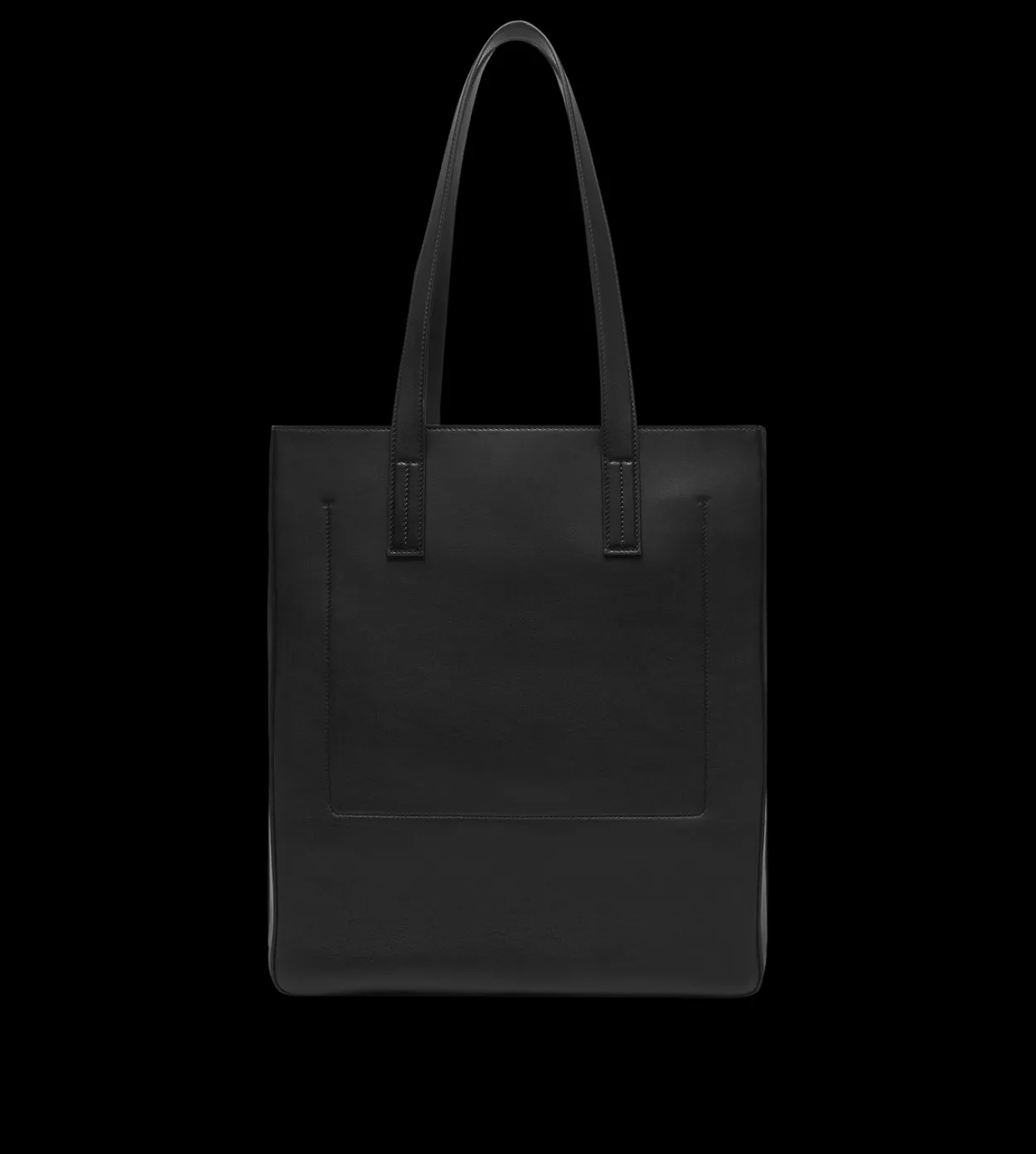 NATURAL LEATHER NORTH SOUTH TOTE